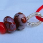 red "harvest" necklace red "harvest" necklace