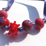 red "harvest" necklace red "harvest" necklace