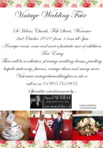 vintage wedding fair posteremail