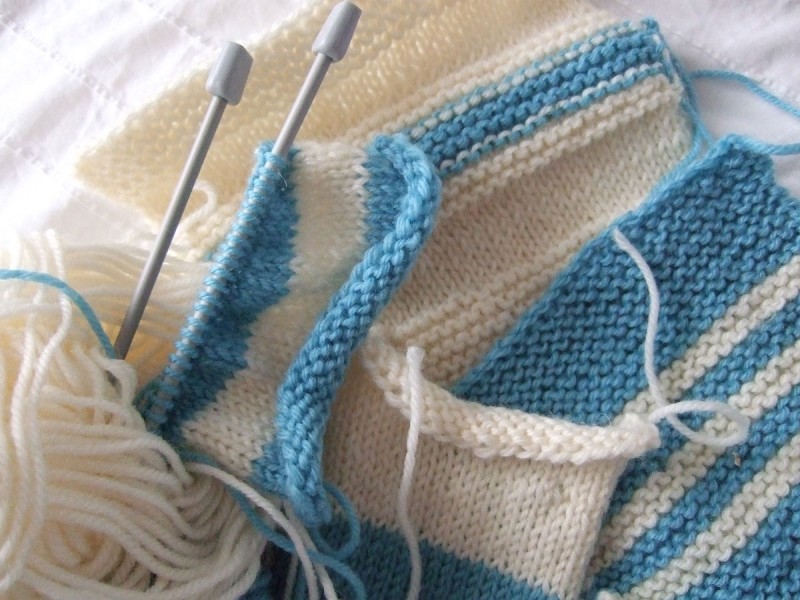 Stripey Knitting