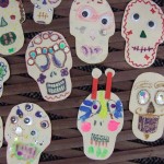 lots of felt skulls lots of felt skulls