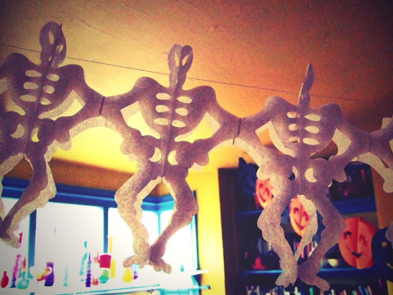 skeletons in the front room