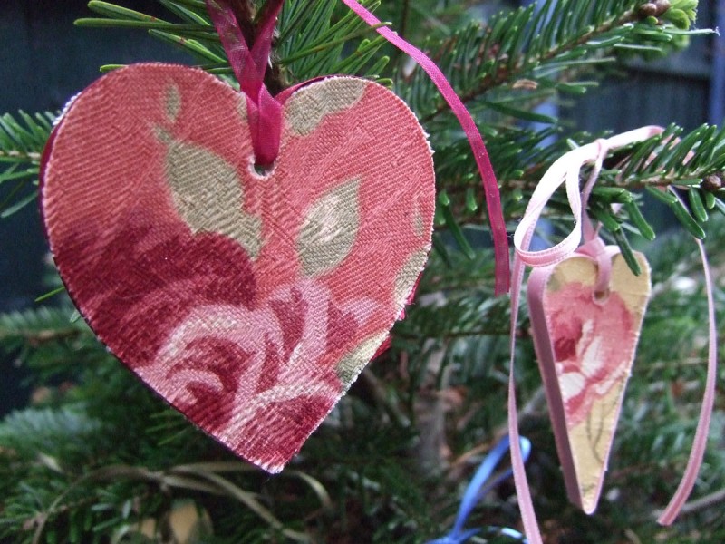 floral Christmas decorations