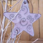 white & silver star white & silver star