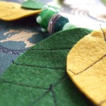 leaf necklace - detail leaf necklace - detail