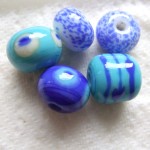 blue beads