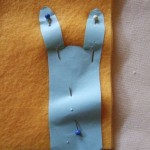 pattern pinned and ready to cut around pattern pinned and ready to cut around