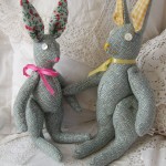 green tweedy rabbits