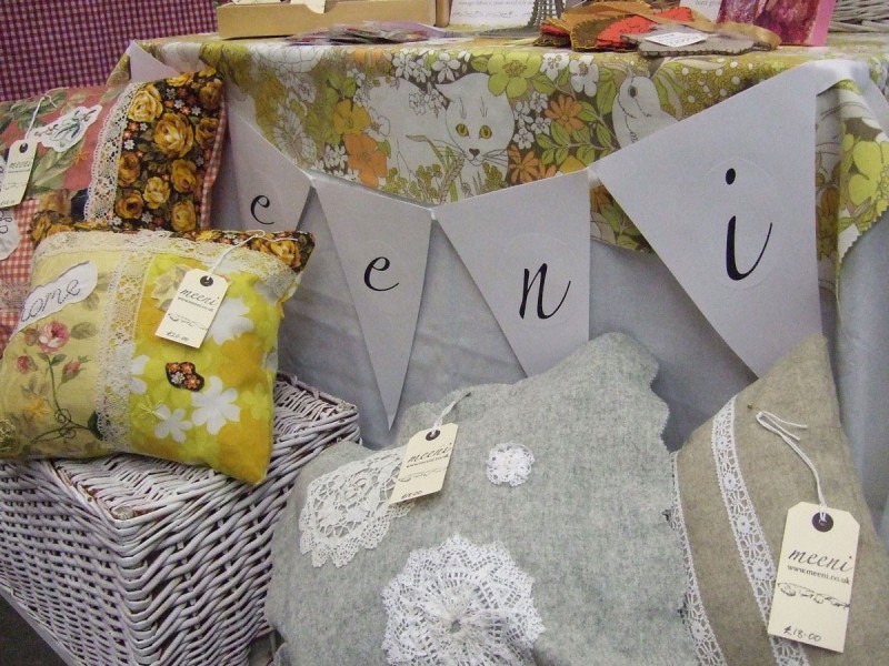 meeni stand at Birmingham Vintage Fair