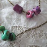 "harvest" bead necklaces
