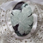 frosty leaf
