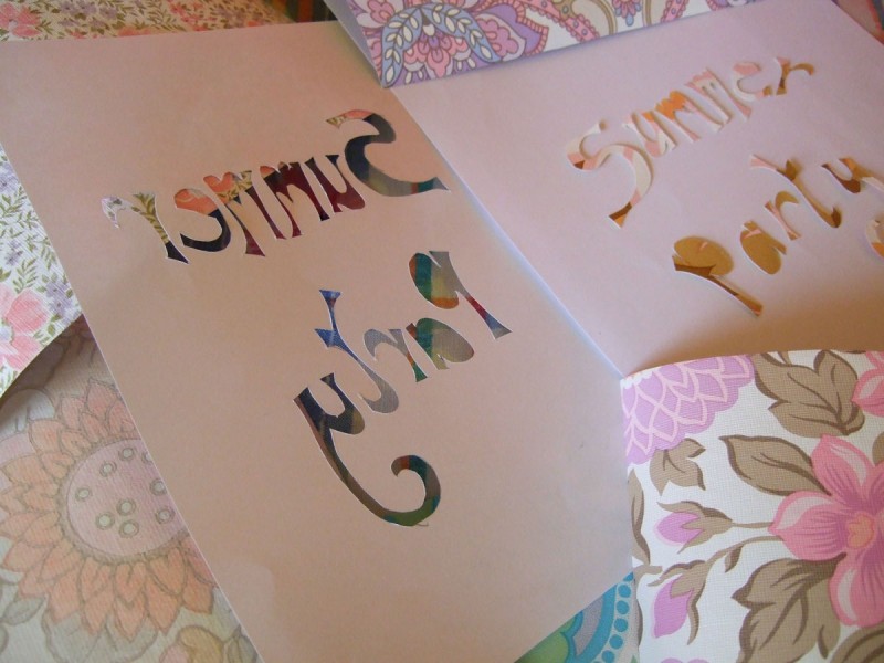 working on the invite