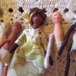 little dolls & rabbits - work in progress